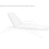 A fabric lounger with armrests that can be stacked Westover