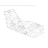 Polyurethane deckchair Corrales