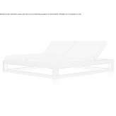 Double wooden deckchair Rosheim