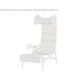 A deckchair made of polyethylene rope Puteaux