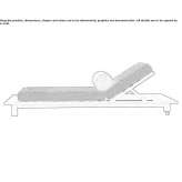 Reclining deckchair Proceno