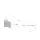 Folding fabric deckchair Petrila