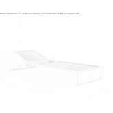 A foldable, thermally lacquered aluminum deckchair Piding