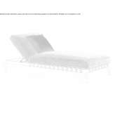 Folding fabric deckchair Chiltern