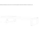 Recliner Batyline® lounger on wheels Haltinne