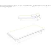 Reclining deckchair Plesna