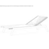 Leżak rozkładany, który można sztaplować Santes