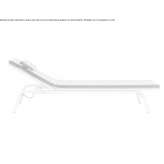 Aluminum deckchair and Batyline® Lesnovka