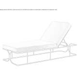 Steel deckchair Suesel