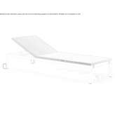 A foldable aluminum and fabric deckchair Unverre