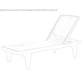 Reclining deckchair Baiona