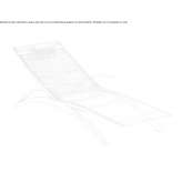 A foldable deckchair that can be stacked Serignan