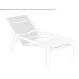 Batyline® foldable lounger Laptevo