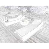 Stackable polyethylene deckchair Gingst