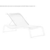 Stackable deckchair made of technical fabric Temax