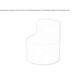 Polyurethane armchair Ustron