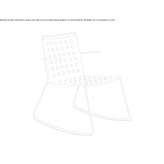 Aluminum rocking chair Assai