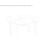Polyethylene armchair with armrests Unesic