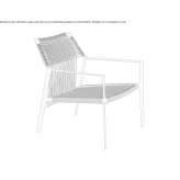 Canax® garden chair with armrests Serre