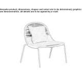 Garden armchair Ekenrooi