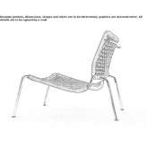 Leather garden armchair Wroblew