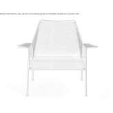 Steel armchair with armrests Appleton