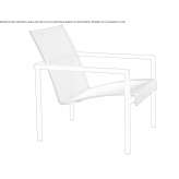 Batyline® garden armchair with armrests Pescia