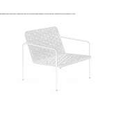Rope garden chair with armrests Sacelu