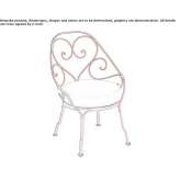 Garden armchair made of steel Rossbach