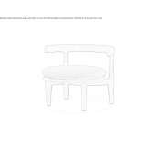 Armchair with armrests Norcia
