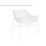Garden armchair made of steel Paraiso