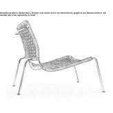 Garden armchair made of steel and PVC Wroblew