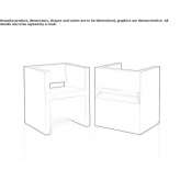 Garden armchair made of polyethylene with armrests Zhaludok