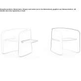 Armchair made of polyethylene Amos