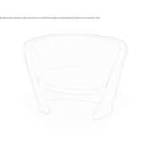 Garden guest chair made of polyethylene Trouy