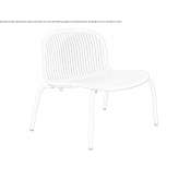 A garden chair that can be stacked Dolo