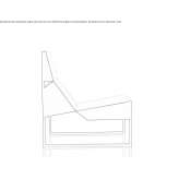 Stainless steel armchair on a sled base Miekinia