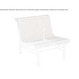 Garden armchair made of steel Coyoacan