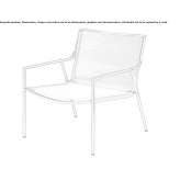 Garden armchair with armrests Bijuesca