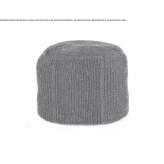 Round garden pouffe made of string Quixere