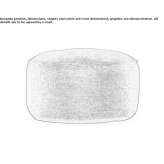 Round garden pouffe made of fabric Aiani