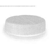 Round garden pouffe made of fabric Chelsea