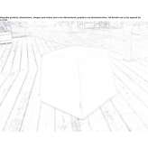 Square garden pouffe made of eco-leather Holoby