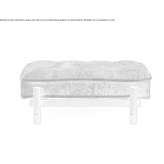 Fabric garden pouf with a removable cover Chaville