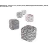 Fabric pouffe Zapopan