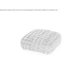 Garden pouffe made of synthetic fiber with a removable cover Gueenes