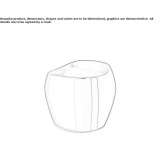 Garden pouffe made of polyethylene Texcapa