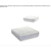 Square garden pouffe made of string Anoeta