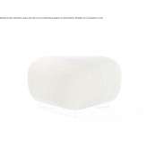 Cross-sectional garden pouffe made of fabric Leogang