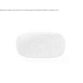 Sectional round garden pouffe made of fabric Leogang